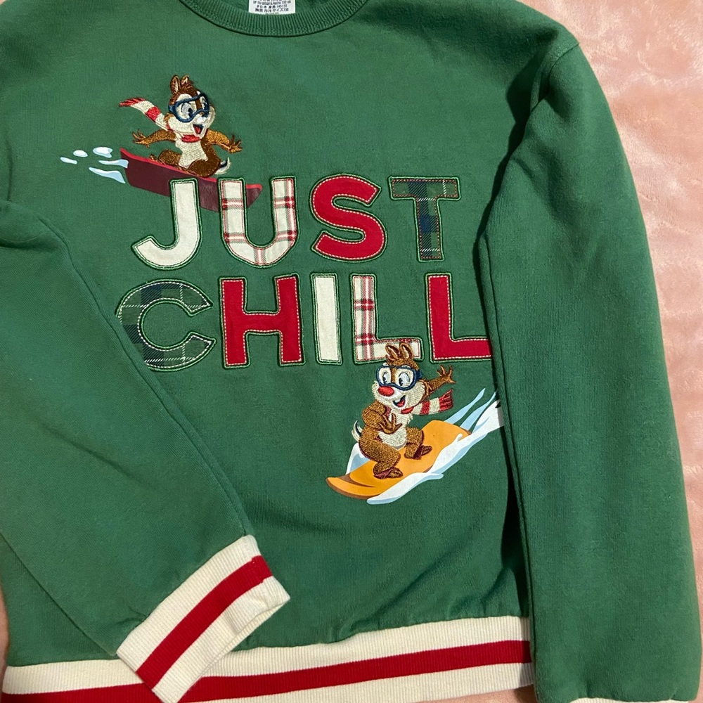 Disney Holiday Child Chip n Dale size S 11/12 Unisex